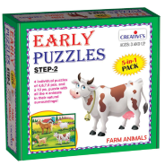 Early Puzzle-Step II Farm Animals