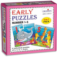 Early Puzzles Step II - Numbers 1 to 5