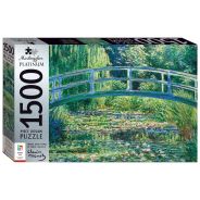 Mindbogglers Platinum Bridge Over A Pond Of Water Lilies 1500pc