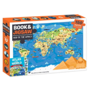 Book & 150 Piece Jigsaw: Atlas Of The World 