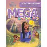 Disney Wish 120pg Mega Colouring Book 