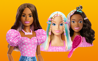 Barbie Styling Heads & Large Dolls