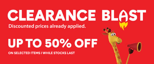 50% Off Clearance