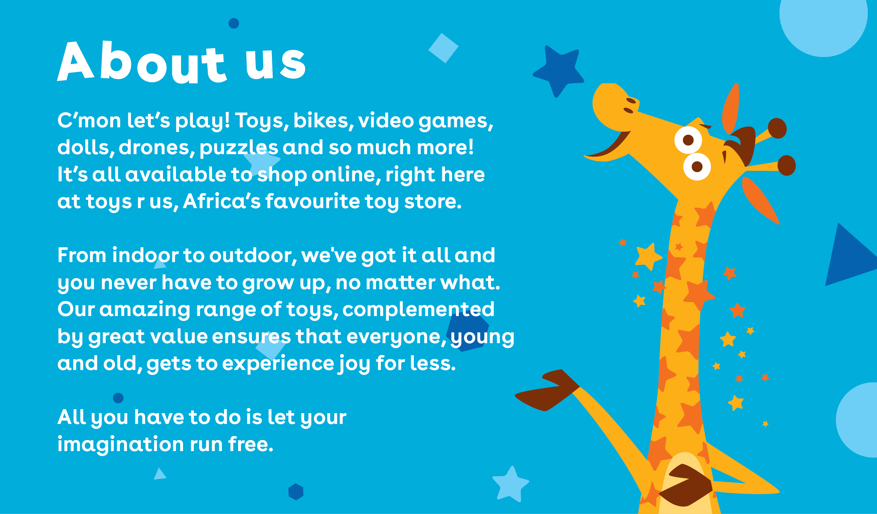About Us | Toys R Us Online