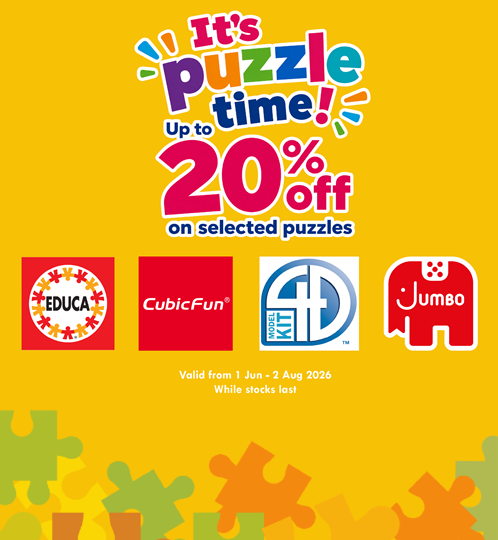 Up to 20% off puzzles